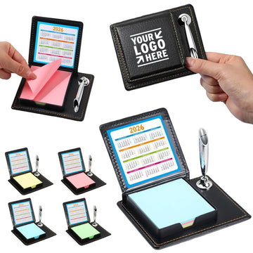 PU Leather Sticky Note Holder Set