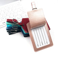 Artificial Leather Luggage Tag For Suitcase Travel Bag