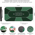 Custom 8 Players Poker Table Mat
