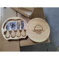 Harper Mini Bamboo Cheese Board Knife Set