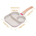 3-Hole Non-Scalding Handle Egg Burger Pan