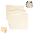 Letter Size Manila File Folders 1/3 Cut Tabs