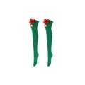 Christmas Bow Over-The-Knee Socks