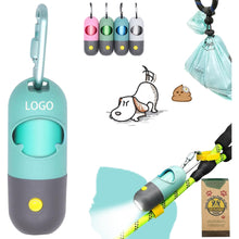 Dog Poop Bags Holder With Led Flashlight