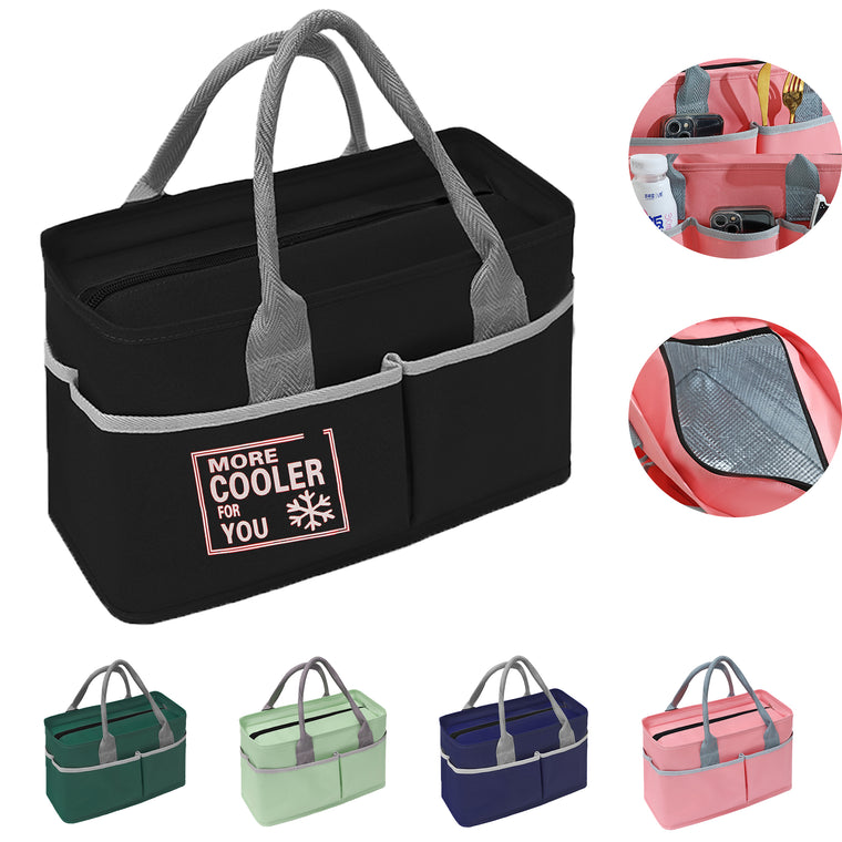 Large Capacity Insulated Lunch Bag