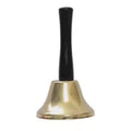 Christmas Metal Hand Bell With Wood Handle