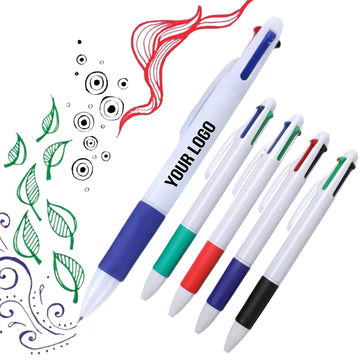 4 Color Ballpoint Pen Kid Gift Office School Supplies