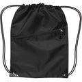 Nylon Zippered Drawstring Backpack