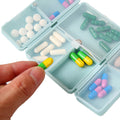 Magnetic Flip-Top Sealed 7-Compartment Pill Box