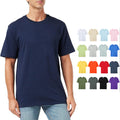 Summer Men'S Workwear Short Sleeve Crew Neck T Shirt