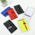 Pocket Sized Spiral Jotter Notepad Notebook With Pen