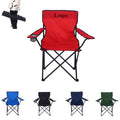 Cozy Folding Camp Chair With Armrest Cooler
