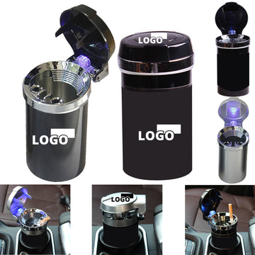 Car Ashtray with Led Light Lid