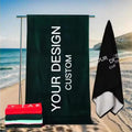 Luxury Cotton Velour Terry Beach Towel 30 X 60 Inch