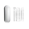 Portable Stainless Steel Toothpick Set - 6 Pieces