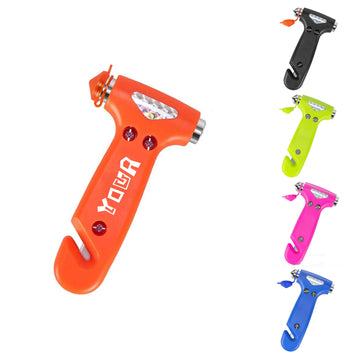 2 in 1 Car Emergency Escape Hammer