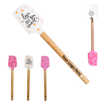 Silicone Spatula With Wooden Handle