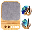 Bamboo Wireless Charger/Pen Holder