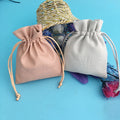 Leather Drawstring Pocket
