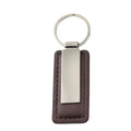 Rectangular Leather Keychain