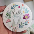 4'' Round Ceramic Coaster With Cork Base