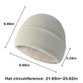 Unisex Solid Color Knit Beanie