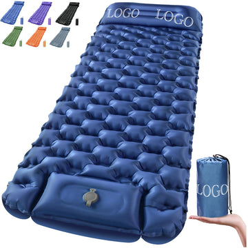 Ultralight Inflatable Sleeping Mat With Built In Foot Pump