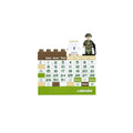 Cartoon Desktop DIY Building Blocks Permanent Calendar
