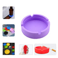 Round Portable Silicone Ashtray