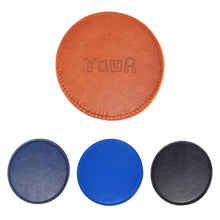 Minimalist PU Leather Coaster