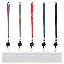 Retractable Lanyard Card Holder