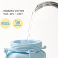 20oz Silicone Foldable Water Bottle
