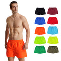 Summer Solid Color Elastic Quick Dry Lightweight Beach Short