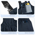 Unisex Multi-Pockets Adjustable Bib Overalls