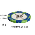 Crown Clay Poker Chips - Custom Logo for Casino