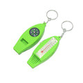 Survival Whistle with 3-in-1 Function: Compass, Fire Starter & Thermometer