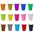 Disposable Colorful Plastic Cups 450 Ml
