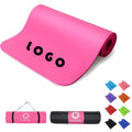 Full Length PVC Yoga Mat And Carrying Strap-Ocean