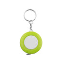 60" Mini Candy Color Retractable Measuring Tape W/Keychain