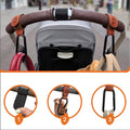 Leather-style Baby Stroller Hooks