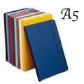A5 Leather Notebook With Elastic Closure Band