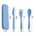 Reusable Wheat Straw Cutlery Set