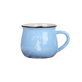 8 Oz Ceramic Potbelly Breakfast Milk Cup