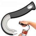 J Shape Can Opener Easy Grip Soda Beer Tab Lifter Tool