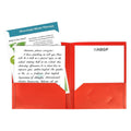 Plastic File Folders With 2 Pockets(A4 Size)