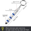 3rd Generation Bullet-Shaped Anti-Static Keychain