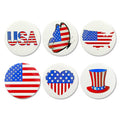 Iron Round Badge With Frosted Base