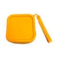 Portable Square Silicone Zipper Coin Purse