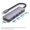 (5-in-1) USB-C Hub with 4K HDMI Display