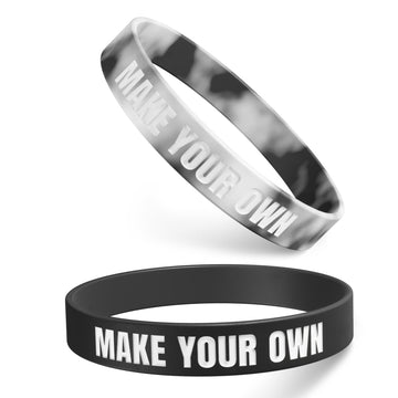 Classic Silicone Wristband (1/2" Wide)